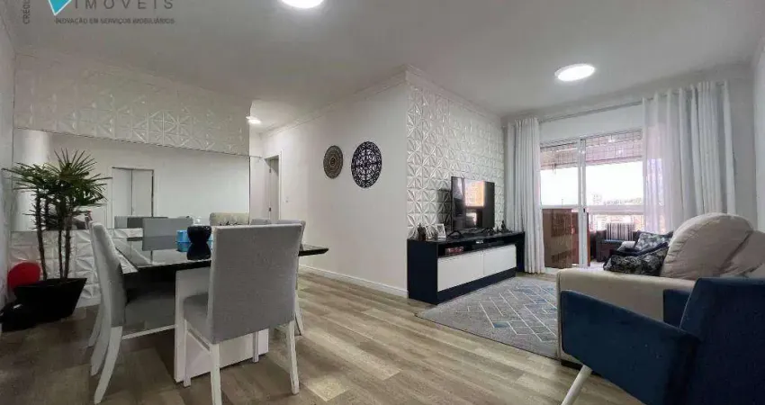Apartamento com 3 dormitórios à venda, 134 m² por R$ 1.200.000,00 - Canto do Forte - Praia Grande/SP