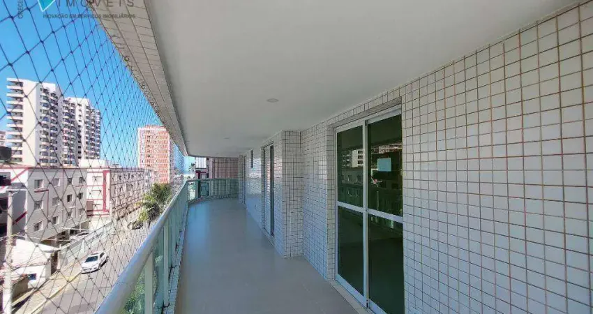 Apartamento com 3 dormitórios para alugar, 162 m² por R$ 5.600,00/mês - Tupi - Praia Grande/SP