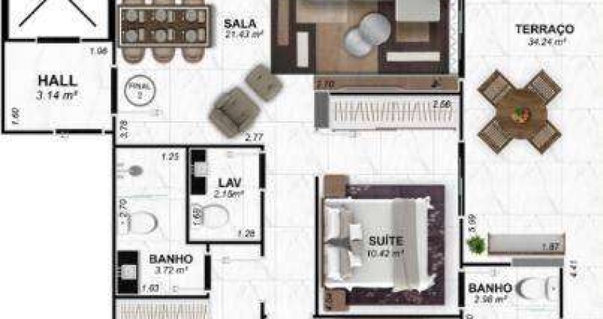 Apartamento à venda, 140 m² por R$ 1.643.000,00 - Vilamar - Praia Grande/SP