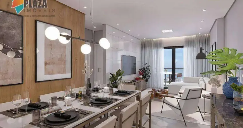 Apartamento com 3 dormitórios à venda, 129 m² por R$ 1.588.414,00 - Canto do Forte - Praia Grande/SP
