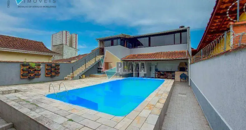 Casa com 4 dormitórios à venda, 362 m² por R$ 1.100.000,00 - Tupi - Praia Grande/SP