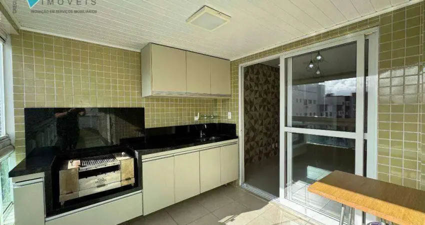 Apartamento com 2 dormitórios para alugar, 89 m² por R$ 4.900,00/mês - Canto do Forte - Praia Grande/SP