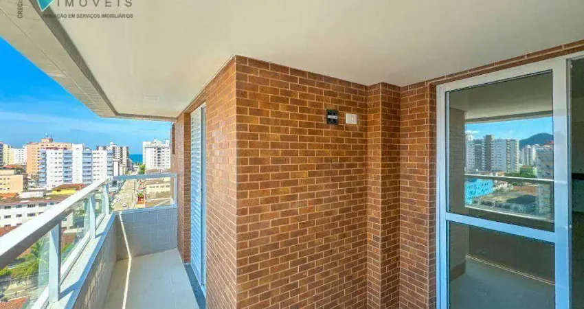Apartamento com 2 dormitórios à venda, 72 m² por R$ 594.924,27 - Vila Guilhermina - Praia Grande/SP