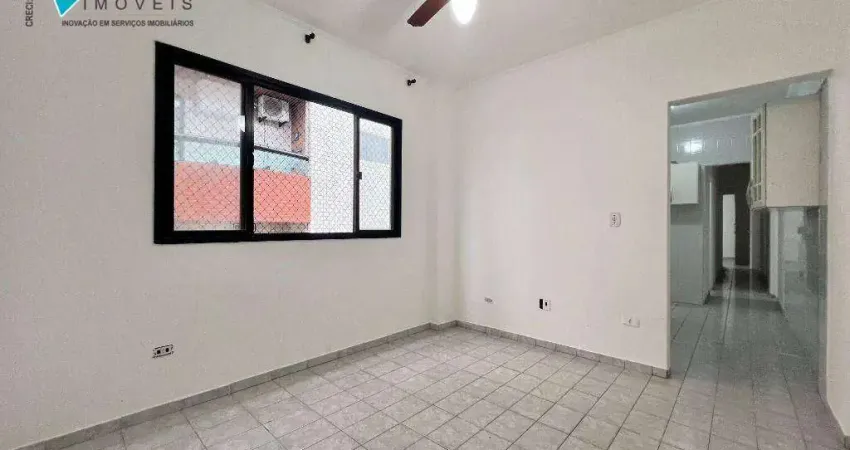Apartamento com 2 dormitórios à venda, 56 m² por r$ 350.000,00 - vila guilhermina - praia grande/sp