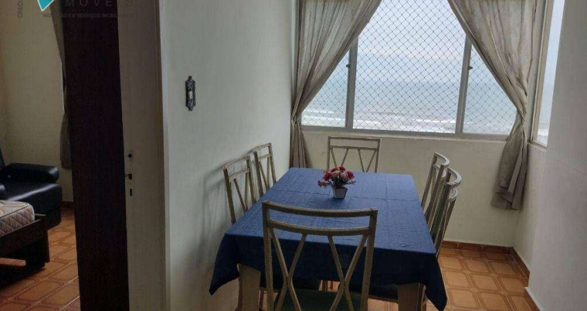 Apartamento frente mar com 2 dormitórios à venda, 75 m² por R$ 385.000 - Ocian - Praia Grande/SP