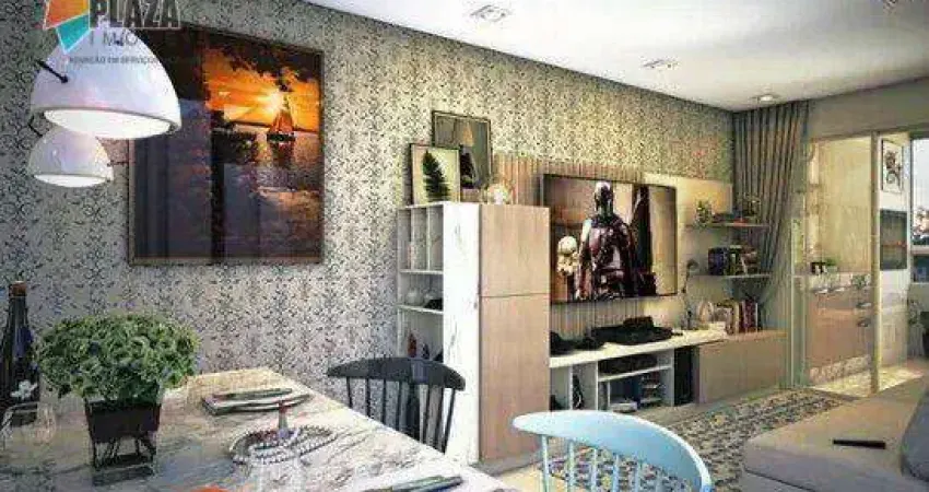 Lançamento! apto 2 dorms (1 suíte) a 50m da praia no maracanã, praia grande - sacada gourmet e financiamento direto