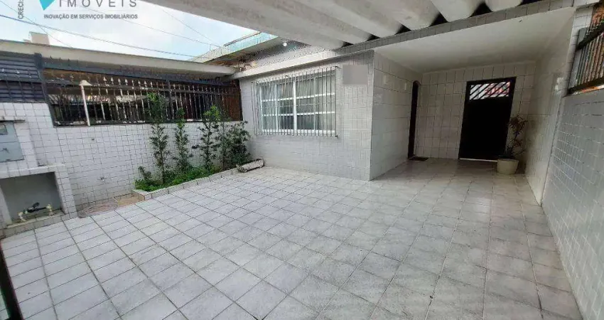 Casa com 2 dormitórios para alugar, 120 m² por R$ 4.200,00/mês - Boqueirão - Praia Grande/SP