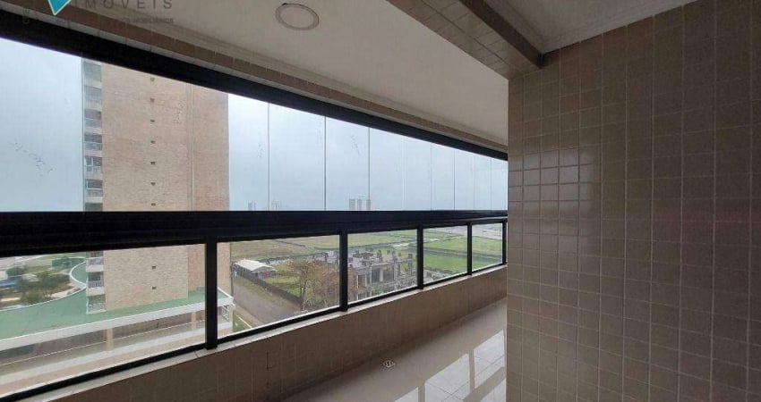 Apartamento com 2 dormitórios para alugar, 78 m² por R$ 3.600,00/mês - Mirim - Praia Grande/SP