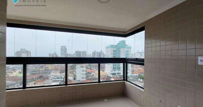 Apartamento com 2 dormitórios para alugar, 78 m² por R$ 3.600,00/mês - Mirim - Praia Grande/SP