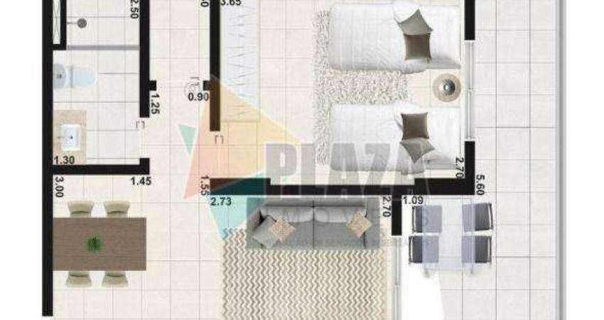 Apartamento à venda, 78 m² por R$ 499.990,00 - Aviação - Praia Grande/SP
