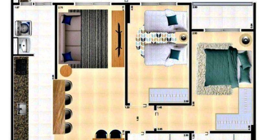 Apartamento com 2 dormitórios à venda, 82 m² por R$ 539.000,00 - Vila Assunção - Praia Grande/SP