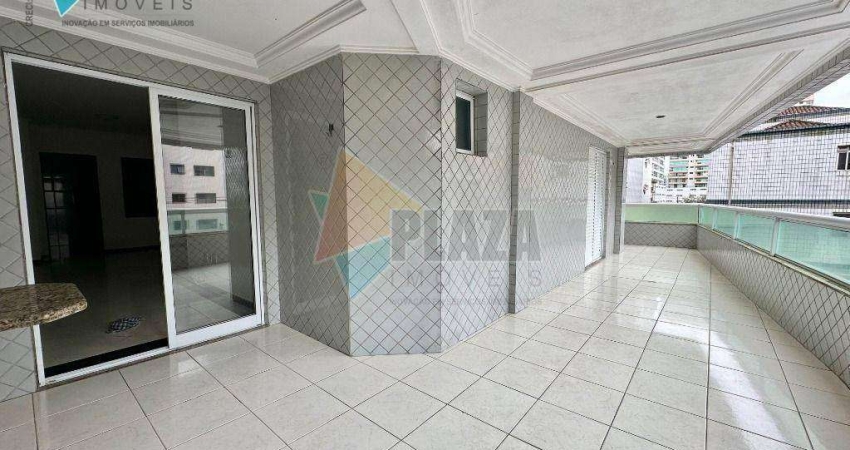 Apartamento com 3 dormitórios para alugar, 170 m² por R$ 5.600,00/mês - Tupi - Praia Grande/SP