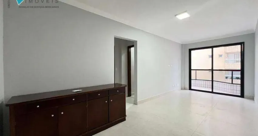 Apartamento para alugar, 84 m² por R$ 3.200,00/mês - Vila Guilhermina - Praia Grande/SP