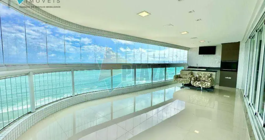 Apartamento com 3 dormitórios para alugar, 192 m² por R$ 18.000,00/mês - Canto do Forte - Praia Grande/SP