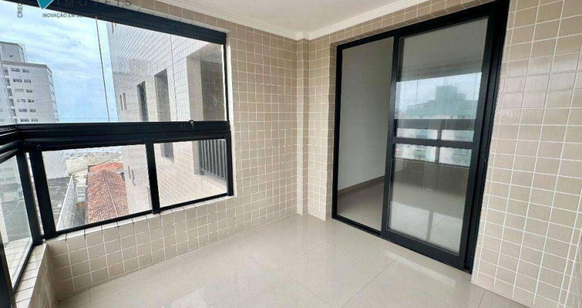 Apartamento para alugar, 66 m² por R$ 3.300,00/mês - Mirim - Praia Grande/SP