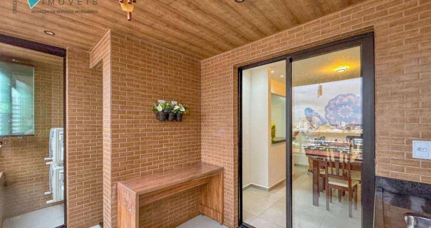 Apartamento à venda, 78 m² por R$ 745.000,00 - Boqueirão - Praia Grande/SP