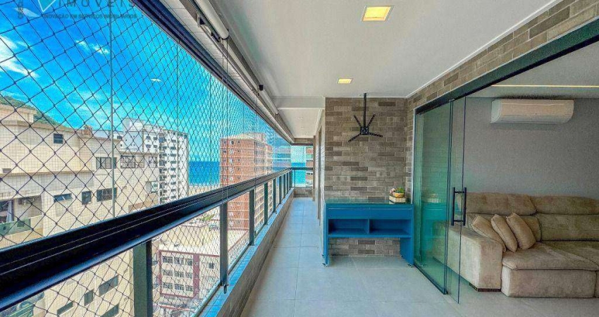 Apartamento à venda, 118 m² por R$ 1.755.000,00 - Canto do Forte - Praia Grande/SP