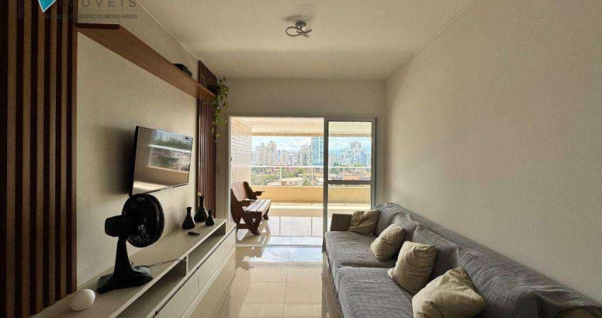 Apartamento com 3 dormitórios à venda, 127 m² por R$ 1.100.000,00 - Canto do Forte - Praia Grande/SP