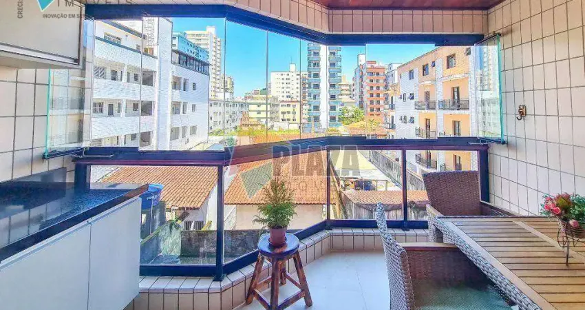 Apartamento 2 dormitórios com 1 suíte à venda, 106 m² por R$ 660.000 - Vila Guilhermina - Praia Grande/SP