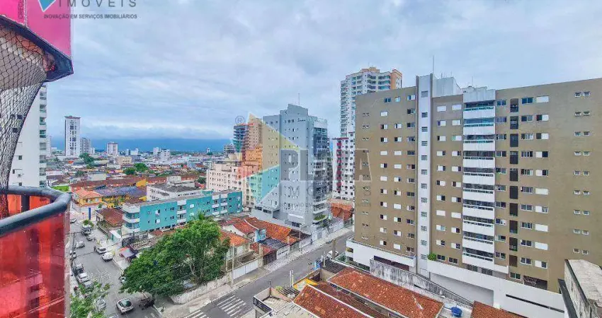 Apartamento com 2 dormitórios à venda, 77 m² por R$ 399.000,00 - Canto do Forte - Praia Grande/SP