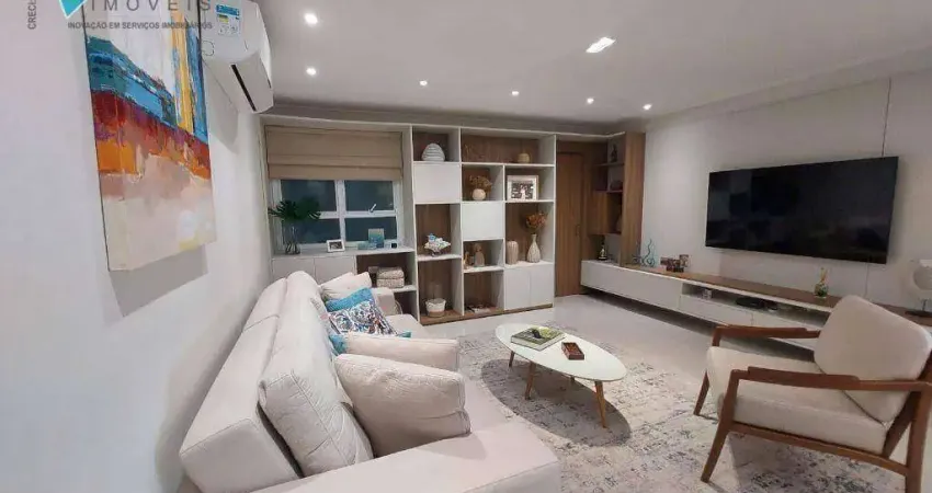 Apartamento com 3 dormitórios à venda, 180 m² por R$ 2.800.000,00 - Vilamar - Praia Grande/SP