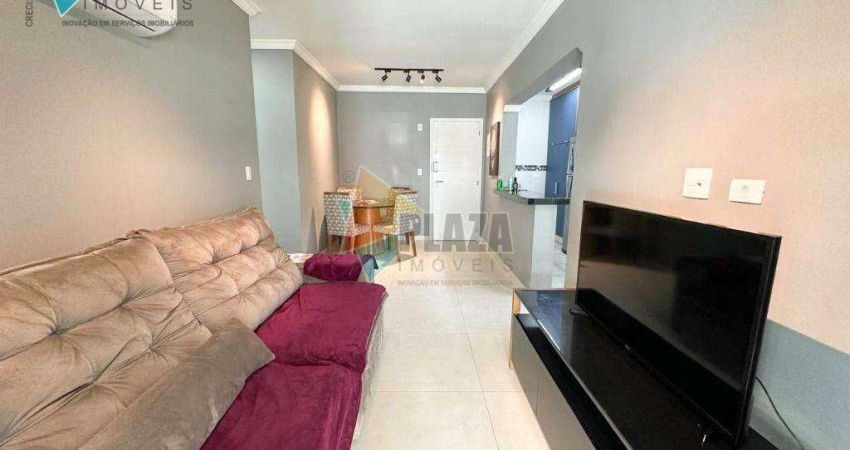 Apartamento com 2 dormitórios para alugar, 86 m² por R$ 5.000,00/mês - Canto do Forte - Praia Grande/SP