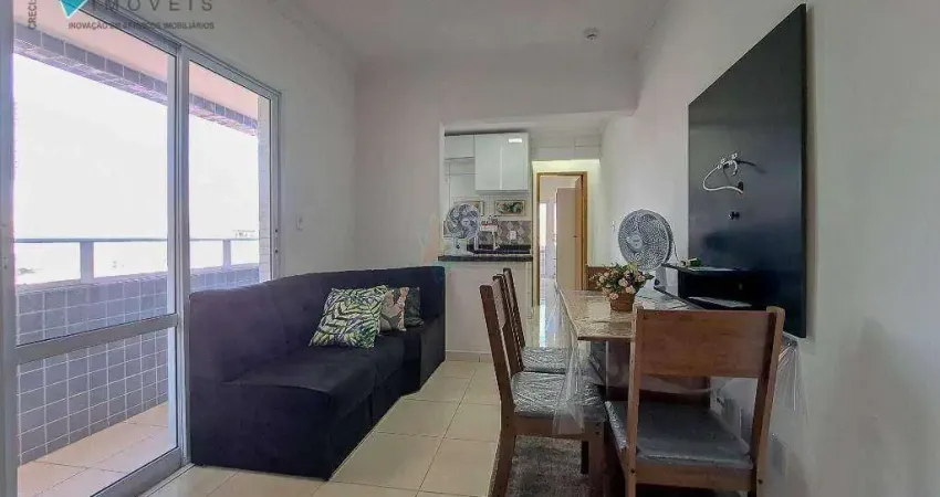 Apartamento com 1 dormitório para alugar, 39 m² por R$ 2.300,00/mês - Boqueirão - Praia Grande/SP