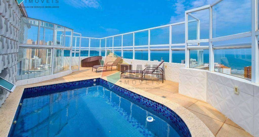 Cobertura 4 dormitórios com 4 suítes à venda, 269 m² por R$ 2.199.000 - Vila Guilhermina - Praia Grande/SP