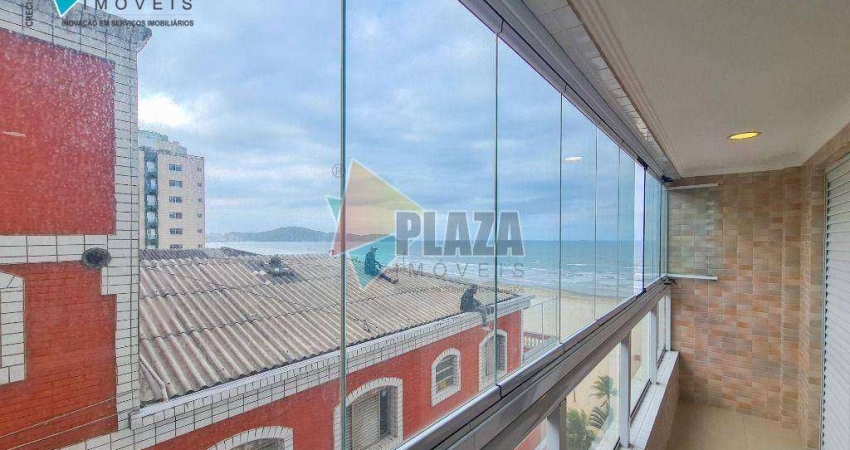 Apartamento 1 dormitório com 1 suíte para alugar, 64 m² por R$ 3.200/mês - Aviação - Praia Grande/SP