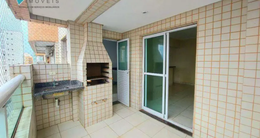 Apartamento com 2 dormitórios para alugar, 78 m² por R$ 3.300,00/mês - Aviação - Praia Grande/SP