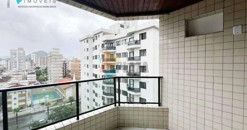 Apartamento para alugar, 80 m² por R$ 3.100,00/mês - Vila Guilhermina - Praia Grande/SP
