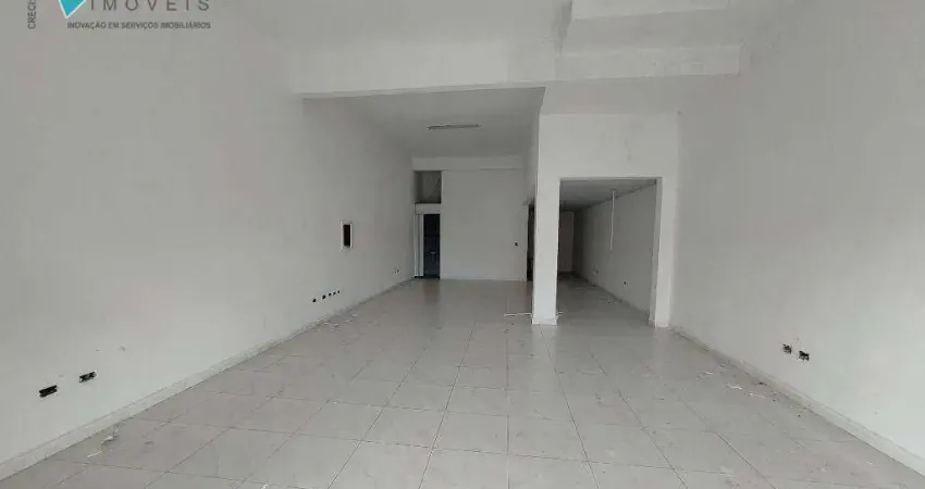 Loja com 130m² área livre para locação na Mirim, Praia Grande-SP - R$ 6.000,00  p/mês