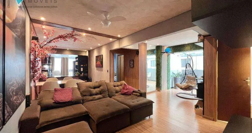 Apartamento com 2 dormitórios à venda, 93 m² por R$ 630.000,00 - Vila Guilhermina - Praia Grande/SP