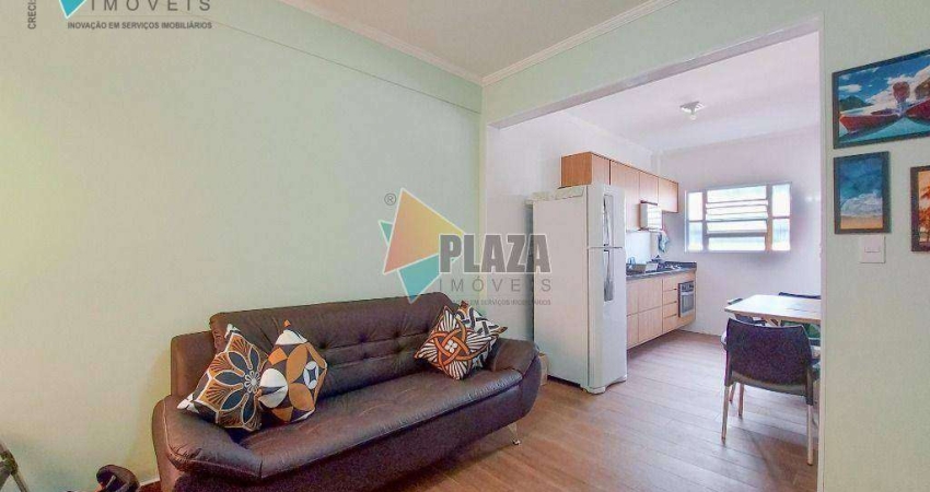 Apartamento com 2 dormitórios à venda, 58 m² por R$ 355.000,00 - Canto do Forte - Praia Grande/SP
