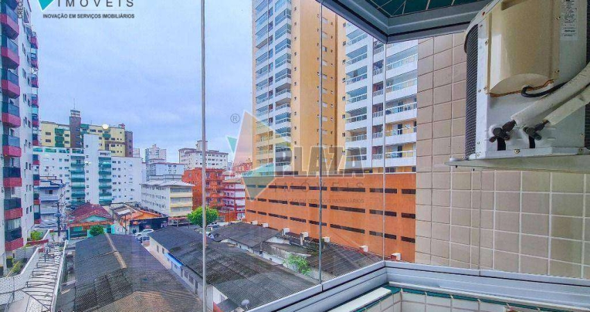 Apartamento 2 dormitórios com 1 suíte  à venda, 73 m² por R$ 480.000 - Canto do Forte - Praia Grande/SP