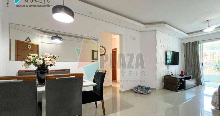 Apartamento com 3 dormitórios à venda, 124 m² por R$ 870.000,00 - Canto do Forte - Praia Grande/SP