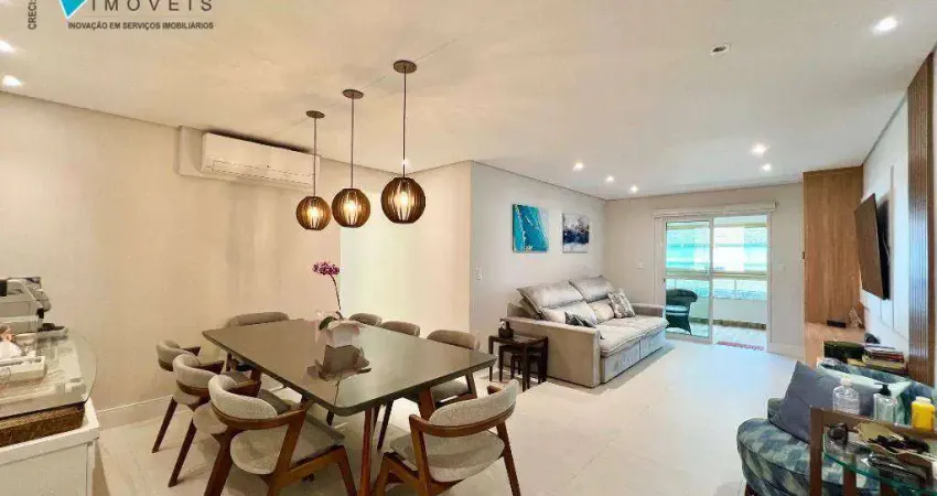 Apartamento com 3 dormitórios à venda, 121 m² por R$ 1.100.000,00 - Caiçara - Praia Grande/SP