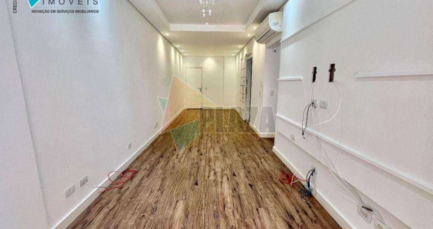 Apartamento com 2 quartos no Canto do Forte, disponível para alugar, em Praia Grande/SP.