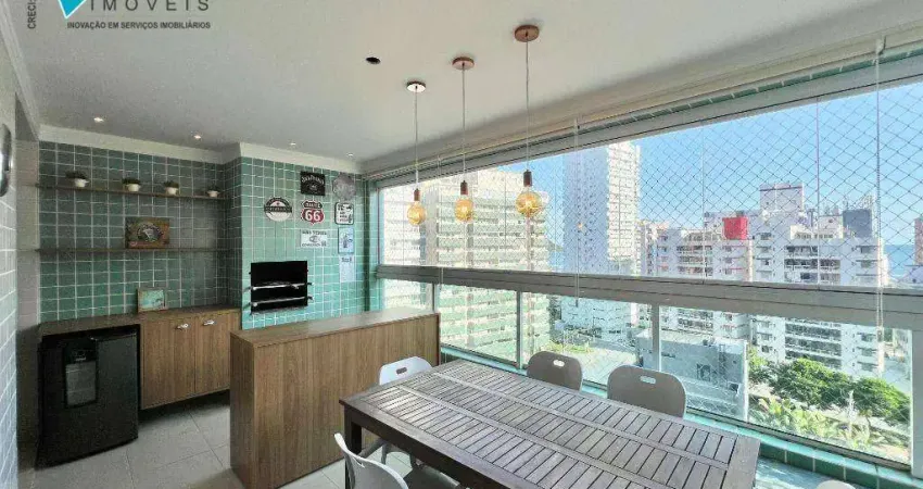 Apartamento com 2 dormitórios à venda, 109 m² por R$ 780.000,00 - Canto do Forte - Praia Grande/SP