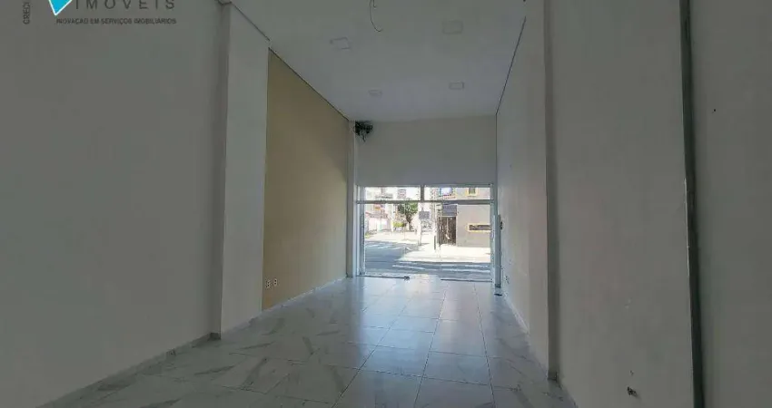 Loja para locação no Boqueirão, Praia Grande-SP  com 60m² R$ 7.500,00 p/mês