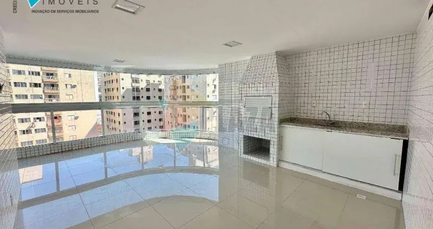 Apartamento com 3 suítes disponível para alugar, no bairro Vila Tupi, em Praia Grande/SP.