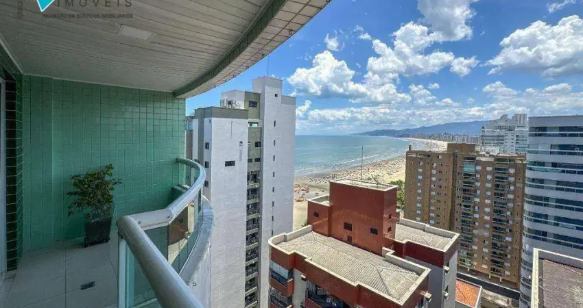 Apartamento com 3 dormitórios à venda, 195 m² por R$ 1.700.000,00 - Canto do Forte - Praia Grande/SP