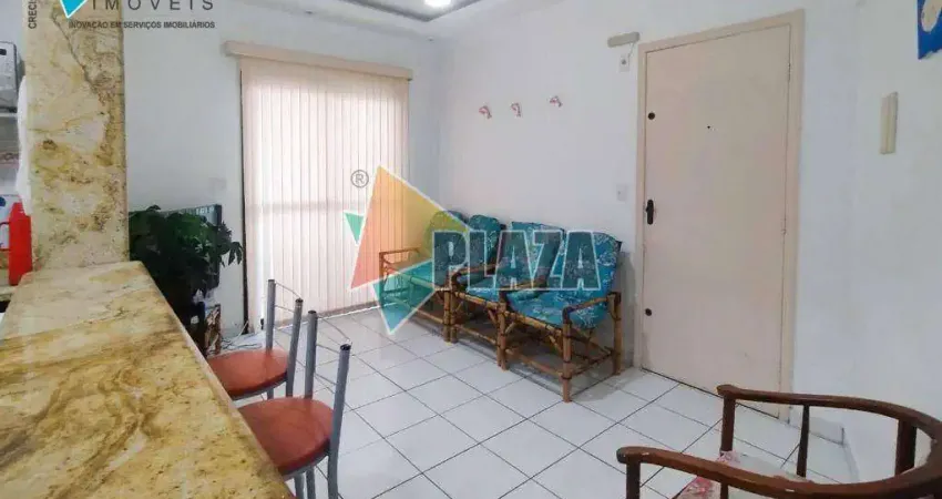 Apartamento de 1 dormitório perto da praia à venda, 50 m² por R$ 245.000 - Tupi - Praia Grande/SP