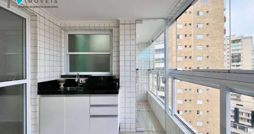 Apartamento com 2 dormitórios à venda, 70 m² por R$ 530.000,00 - Vila Guilhermina - Praia Grande/SP