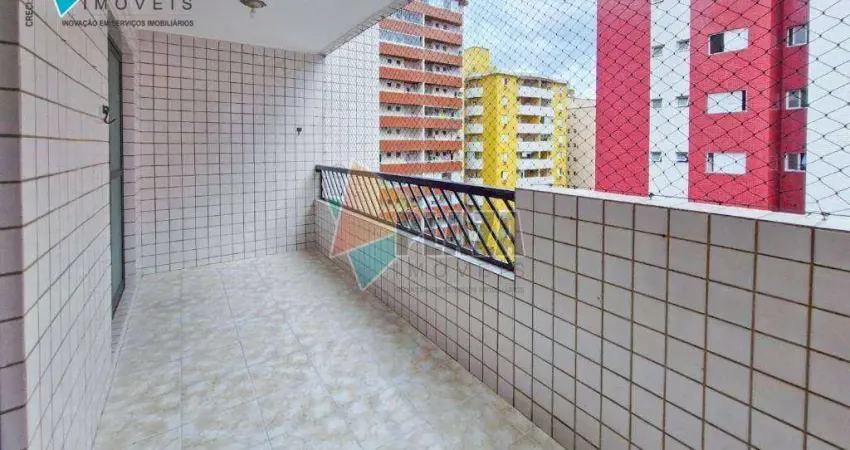 Apartamento 2 dormitórios com 1 suíte à venda, 89 m² por R$ 449.000 - Canto do Forte - Praia Grande/SP