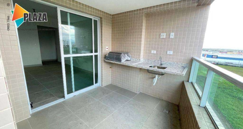 Apartamento com 3 dormitórios à venda, 95 m² por R$ 660.000,00 - Aviação - Praia Grande/SP