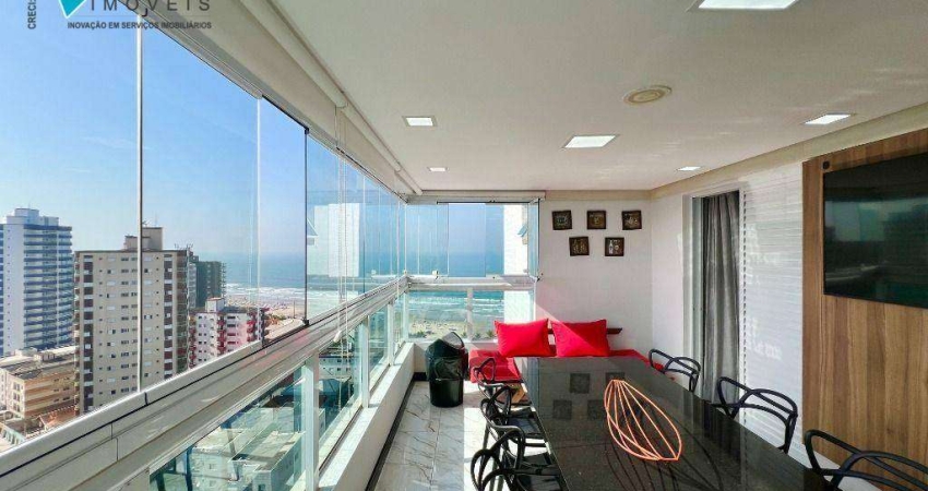Apartamento com 3 dormitórios à venda, 108 m² por R$ 900.000,00 - Vilamar - Praia Grande/SP