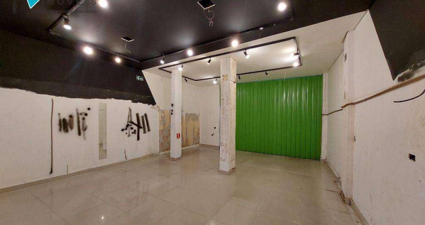 Loja com 120m² para locação comercial no Boqueirão, Praia Grande/SP