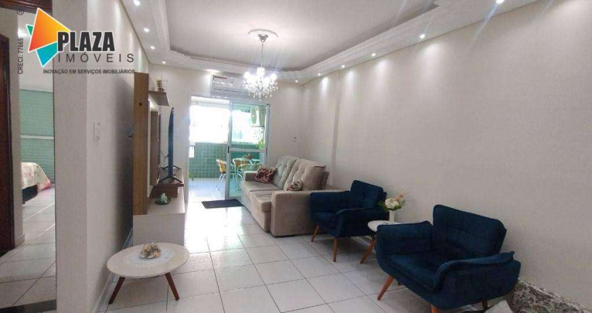 Apartamento 2 dormitórios, 1 suíte à venda, 101 m² por R$ 635.000 - Canto do Forte - Praia Grande/SP