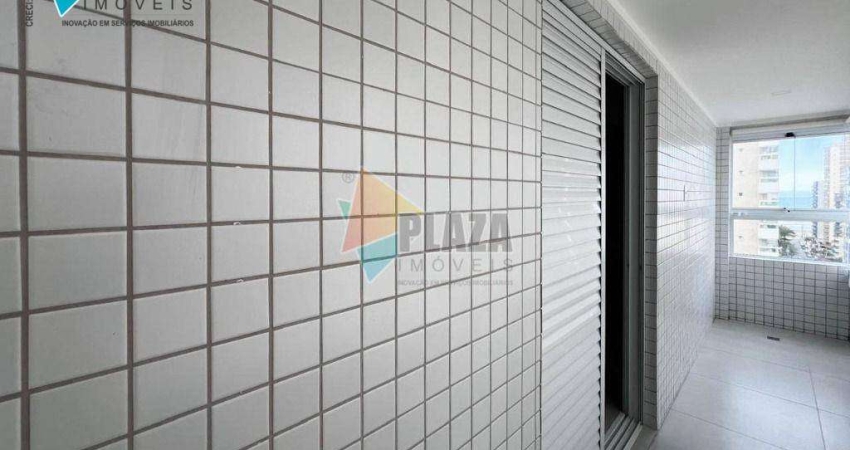 Apartamento com 2 dormitórios para alugar, 94 m² por R$ 5.500,00/mês - Canto do Forte - Praia Grande/SP